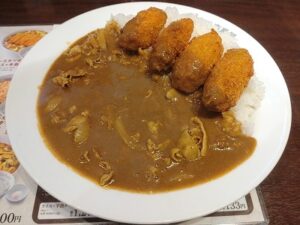 カキフライカレー